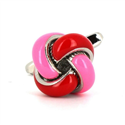 Gemelos Nudos Rojo y Rosa