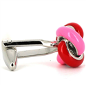 Gemelos Nudos Rojo y Rosa