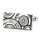 Gemelos Rectangulares con Brillantes