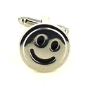 Gemelos Smile Plateado