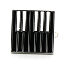 Gemelos Teclado Piano Negros