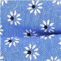 Pajarita Flores Azul