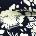 Pajarita Flores Azul Marino