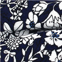 Pajarita Flores Azul Marino