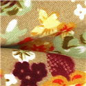 Pajarita Flores Beige