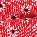 Pajarita Flores Roja