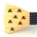 Pajarita Madera Calaveras