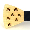 Pajarita Madera Calaveras