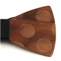 Pajarita Madera Círculos