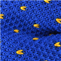 Pajarita Punto Azul Motas Amarillas