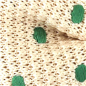 Pajarita Punto Beige Lunares Verdes