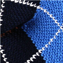 Pajarita Punto Cuadros Azules