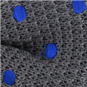 Pajarita Punto Gris Lunares Azules