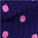 Pajarita Punto Morada Lunares Rosas