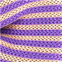 Pajarita Punto Rayas Violeta y Beige