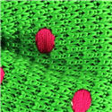 Pajarita Punto Verde Lunares Magenta