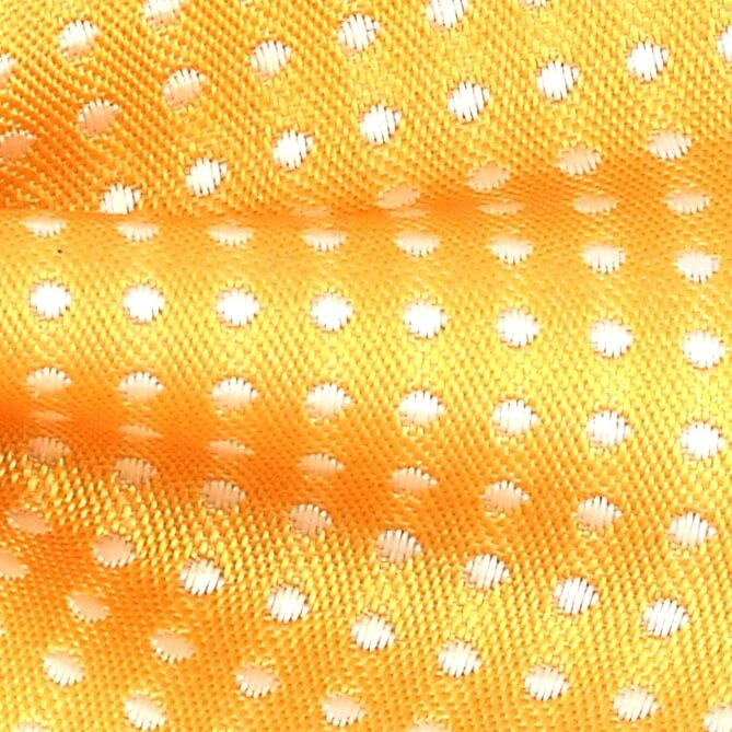 Pajarita Amarilla Puntos Blancos
