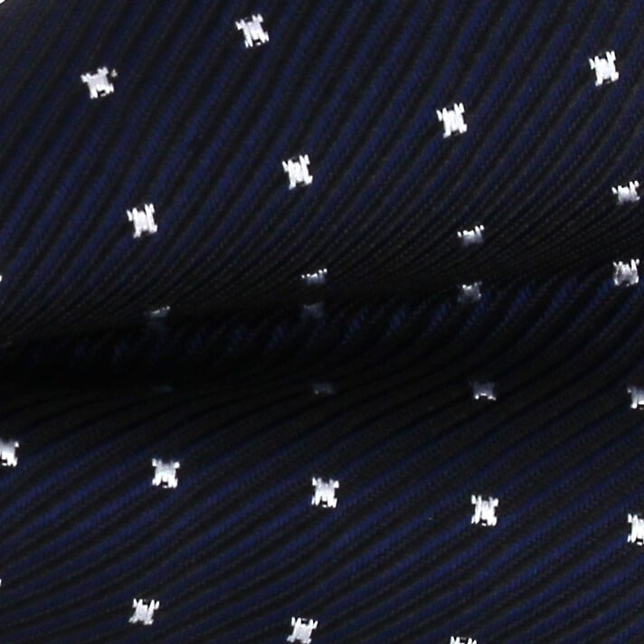 Pajarita Azul Estrellas Blancas