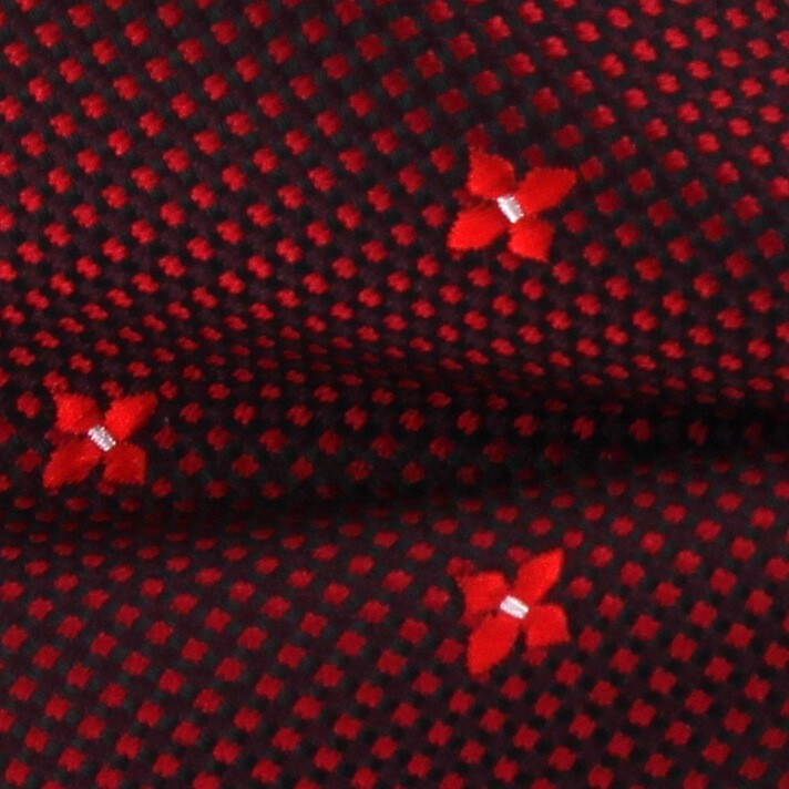 Pajarita Cruces y Puntos Roja