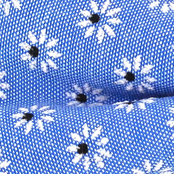 Pajarita Flores Azul