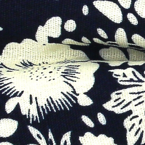 Pajarita Flores Azul Marino