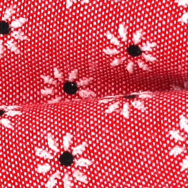Pajarita Flores Roja
