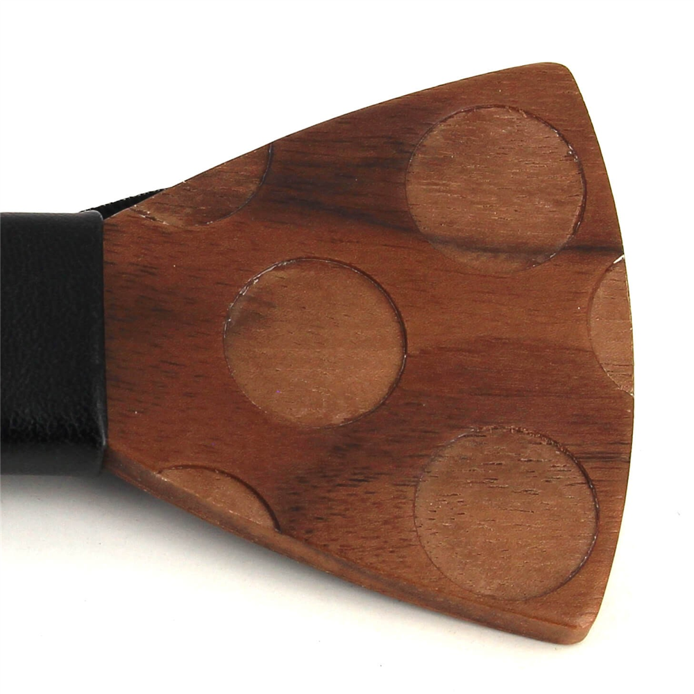 Pajarita Madera Círculos