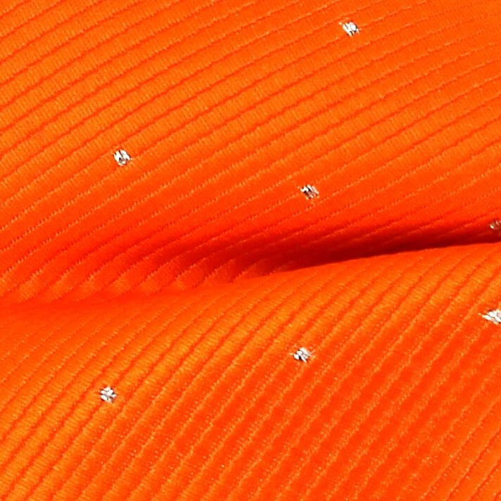 Pajarita Naranja Puntos Brillantes