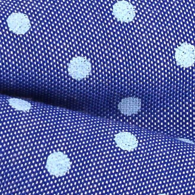Pajarita Oxford Lunares Azul
