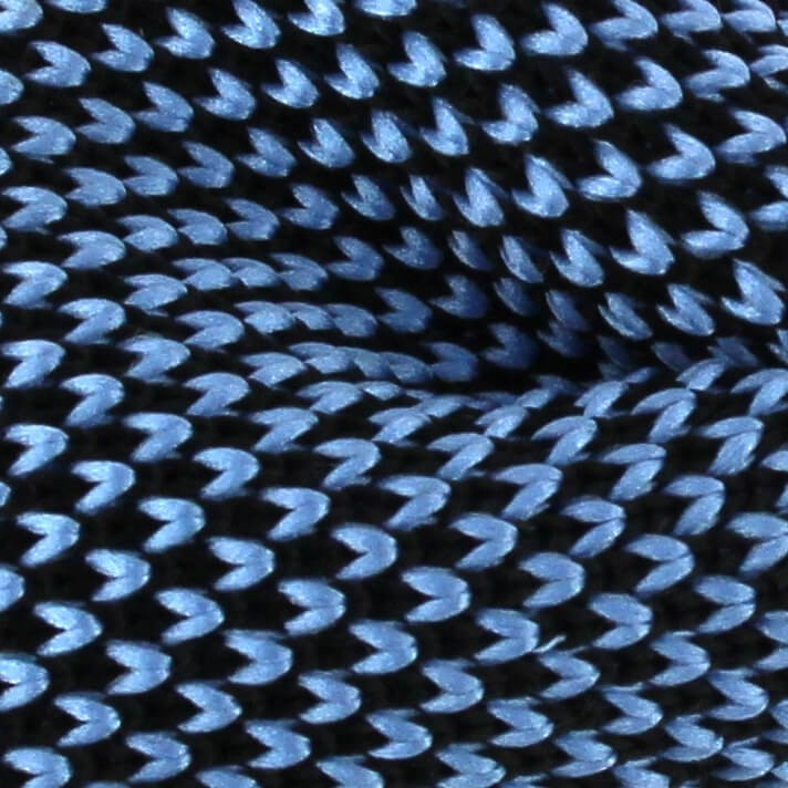 Pajarita Punto Moteada Negra y Azul