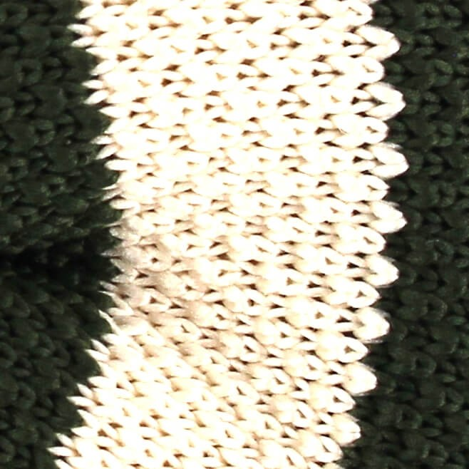 Pajarita Punto Rayas Verde y Beige