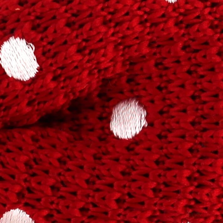 Pajarita Punto Roja Lunares Blancos