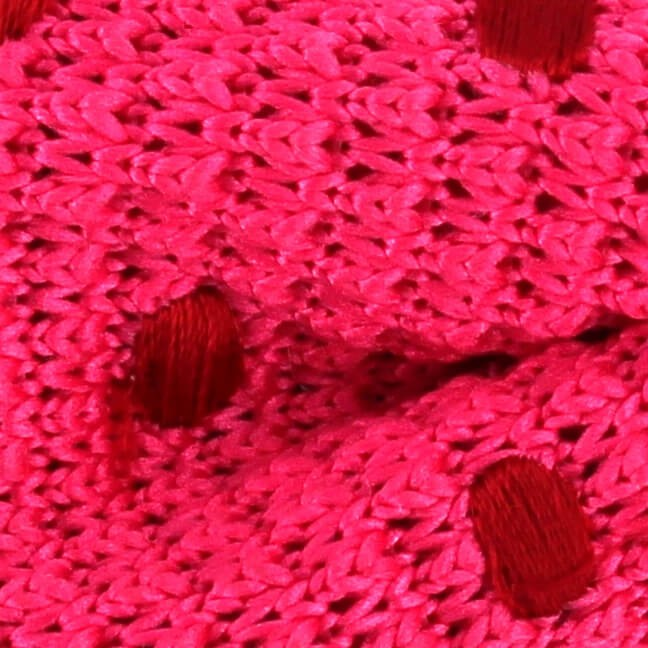 Pajarita Punto Rosa Lunares Rojos