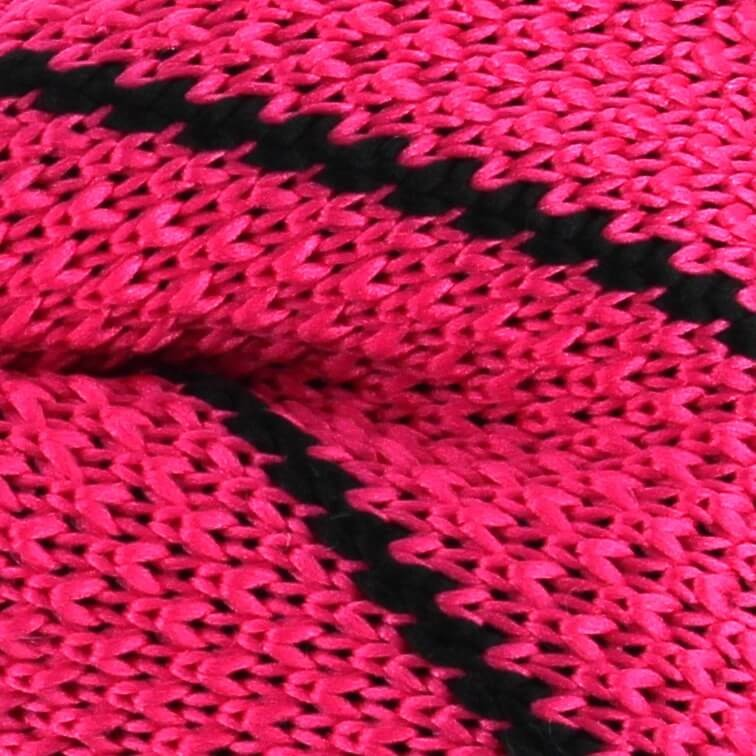 Pajarita Punto Rosa Rayas Negras