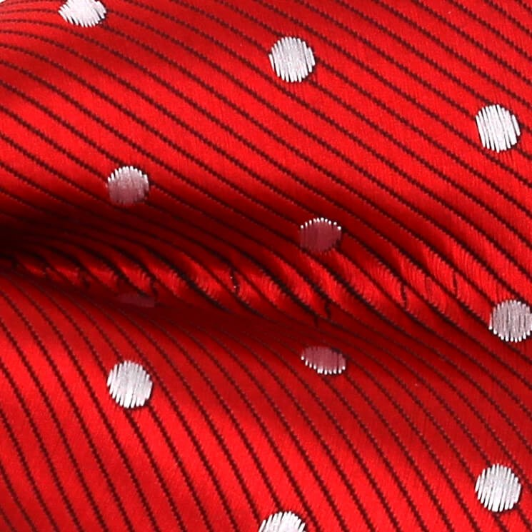 Pajarita Roja Lunares Blancos