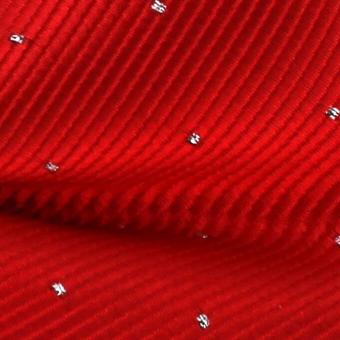 Pajarita Roja Puntos Brillantes