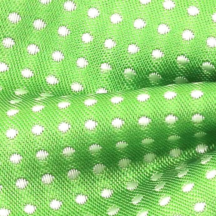 Pajarita Verde Puntos Blancos