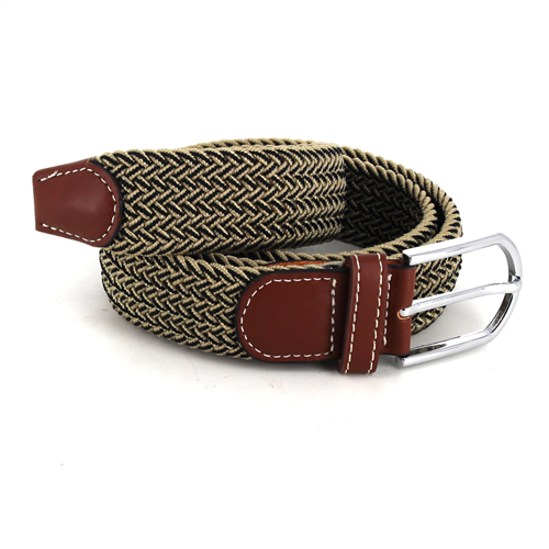 Elastischer Gürtel in Gold und Schwarz