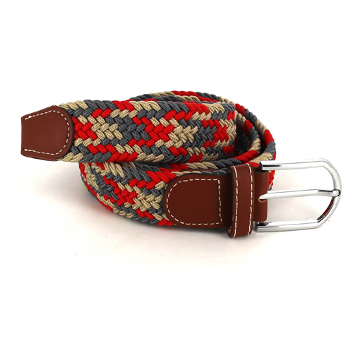 Elastischer Dreifarbig Gürtel
