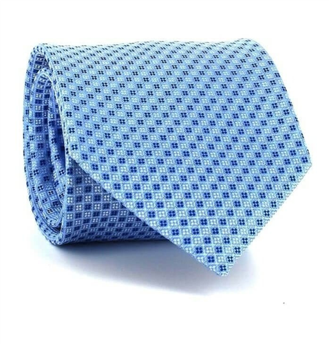 Blauer Karierte Krawatte