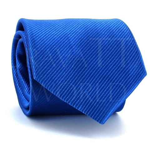 Einfarbige blaue Krawatte