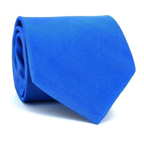 Uni Blaue MicroTwill Krawatte