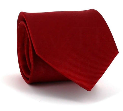 Rote Twill-Horizontal-Krawatte in Rot