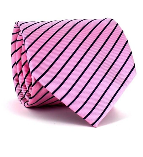 Krawatte mit rosa Streifen