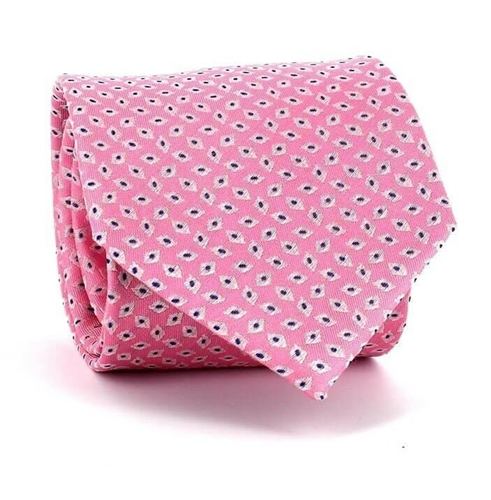 Krawatte mit rosa Rauten