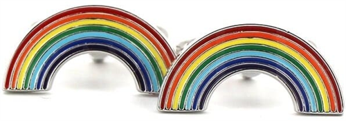 Regenbogen Manschettenknöpfe
