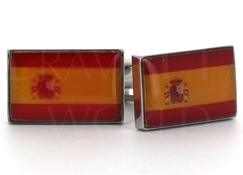 Spanien Flagge Manschettenknöpfe