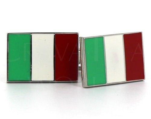 Ärmelknöpfe Italien Flagge