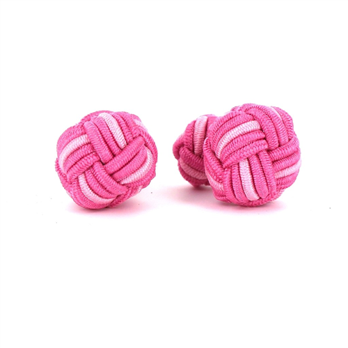 Große Kugel Manschettenknöpfe in Rosa Tönen