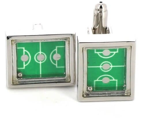 Fußballfeld Manschettenknöpfe